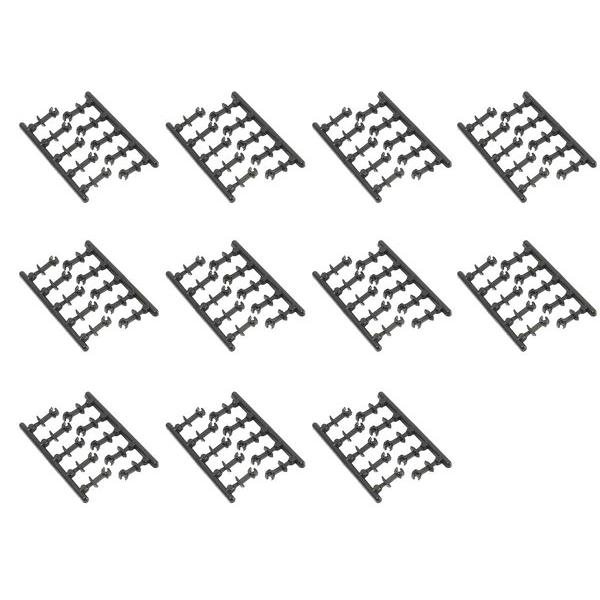 8900 ナックルカプラー・徳用パック(中・黒/110個入り)[グリーンマックス]《発売済・在庫品》