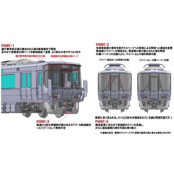 97632 JR 223-2000系近郊電車(1次車・転落防止幌付・4両編成)セット(4両)[TOMIX]【送料無料】《発売済・在庫品》