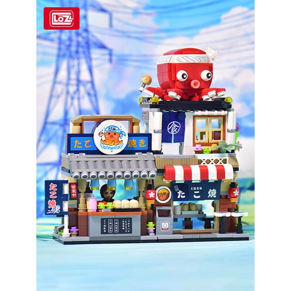 LOZブロック たこ焼きショップ[LOZ]《発売済・在庫品