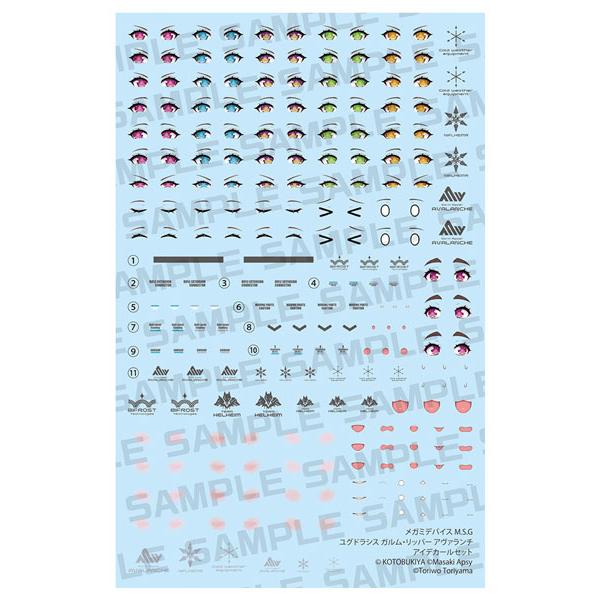 メガミデバイス M.S.G ユグドラシス ガルム・リッパー アヴァランチ アイデカールセット[コトブキヤ]《１１月予約》