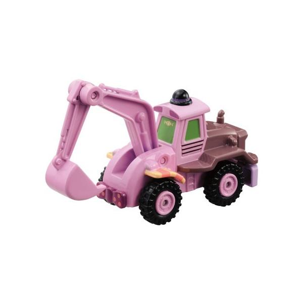 pink bulldozer toy