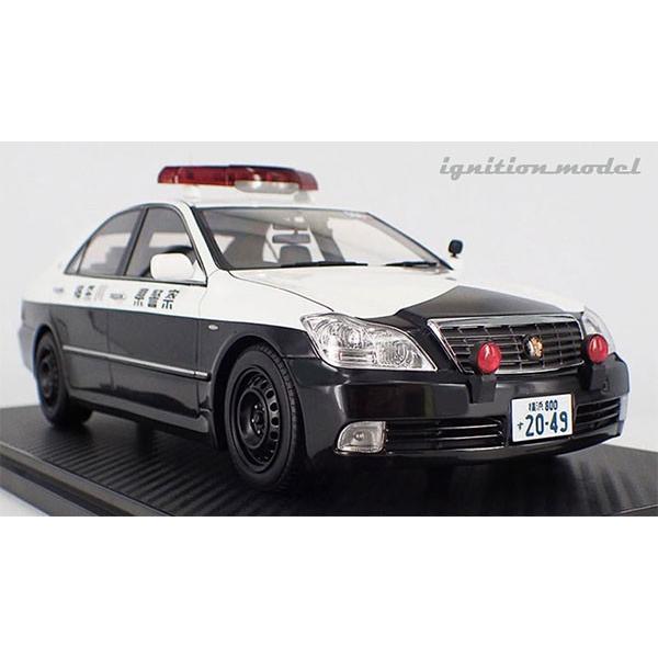 1/18スケール 高速道路交通警察隊　クラウン イグニッションモデル IG2048 1/18 Toyota Crown (GRS180) 神奈川県警 自動車警ら隊001