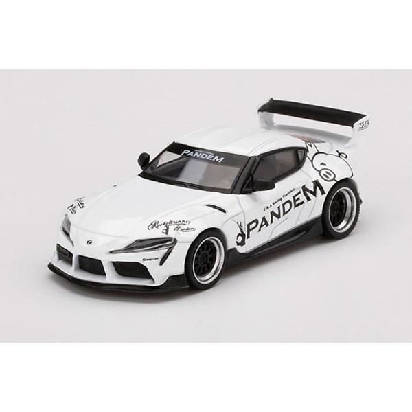 1/64 Pandem Toyota GR スープラ V1.0 ホワイト(右ハンドル)[MINI GT