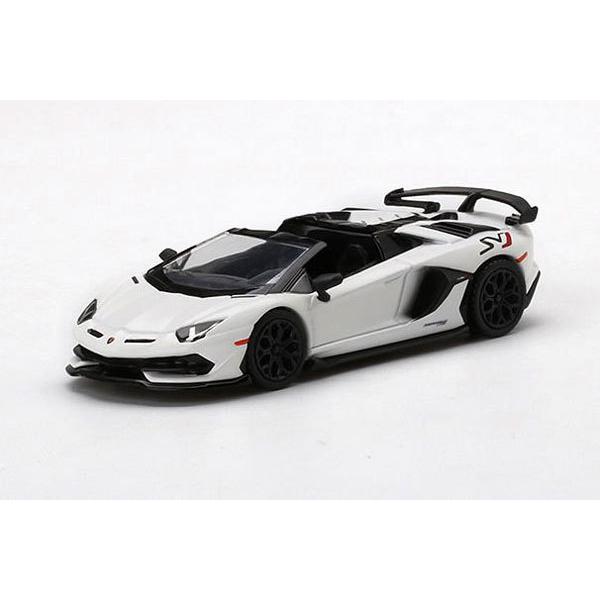 1/64 ランボルギーニ アヴェンタドール SVJ ロードスター Bianco Canopus(ホワイト)(左ハンドル)[MINI GT]《０５月予約》