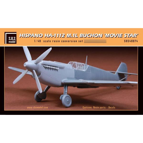 1/48 イスパノ HA-1112 M1L 「映画スター」 改造パーツセット (T社用)[SBS]《在庫切れ》