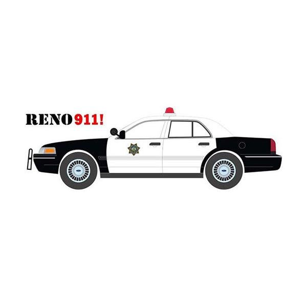 1/24 Reno 911！ - Lieutenant Jim Dangle’s 1998 Ford Crown Victoria Police Interceptor - Reno Sheriff’s Department《在庫切れ》