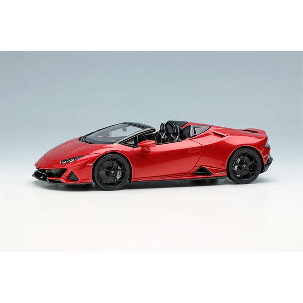 1/43 ランボルギーニ ウラカン EVO スパイダー 2019 (ローグホイール) ロッソビア (キャンディレッド)[メイクアップ]【送料無料】《０５月予約》