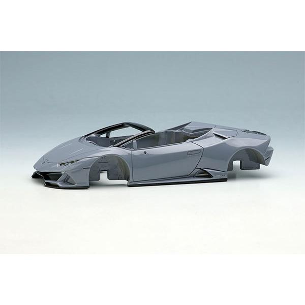 1/43 ランボルギーニ ウラカン EVO スパイダー 2019 (ローグホイール) グリジオアケオ (マットグレー)[メイクアップ]【送料無料】《０５月予約》