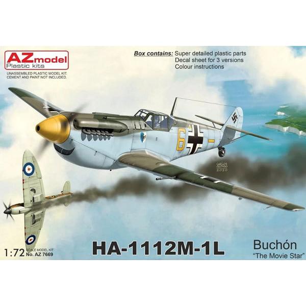 1/72 HA-1112M-1L ブチョン「映画スター」 プラモデル[AZ Model]《在庫切れ》