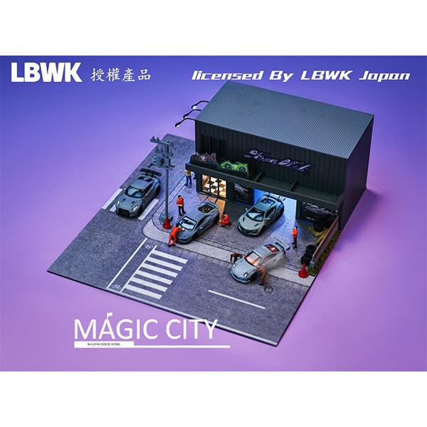 LBWK ジオラマ LEDライト付属 ガレージ[Magic City《在庫切れ》
