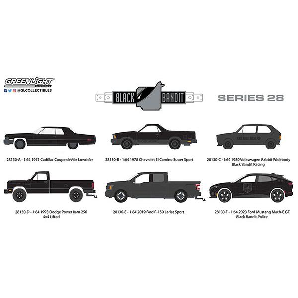 グリーンライト 1/64 Black Bandit Series 28 6種セット
