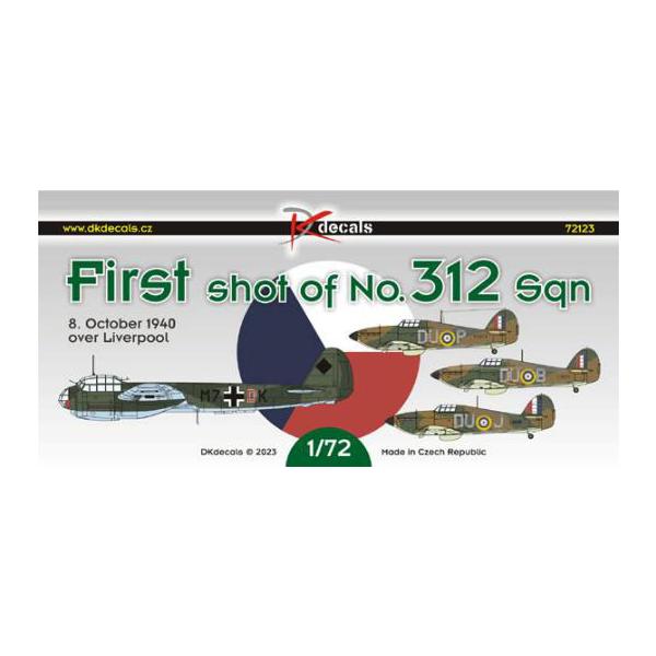 1/72 英空軍 第312 (チェコスロバキア)飛行隊 “先制” デカール[マークワンモデル]《在庫切れ》