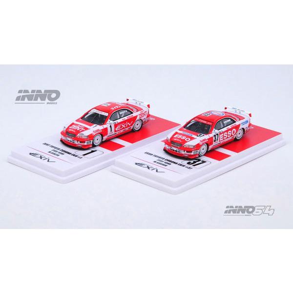 1/64 Toyota コロナ EXiV #1 “ZENT” JTCC 1995 M. SEKIYA， #37 “ESSO