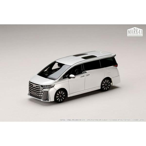 Toyota VELLFIRE プラチナホワイトパールマイカ 1/43 トヨタ VELLFIRE EXECUTIVE LOUNGE プラチナホワイトパールマイカ