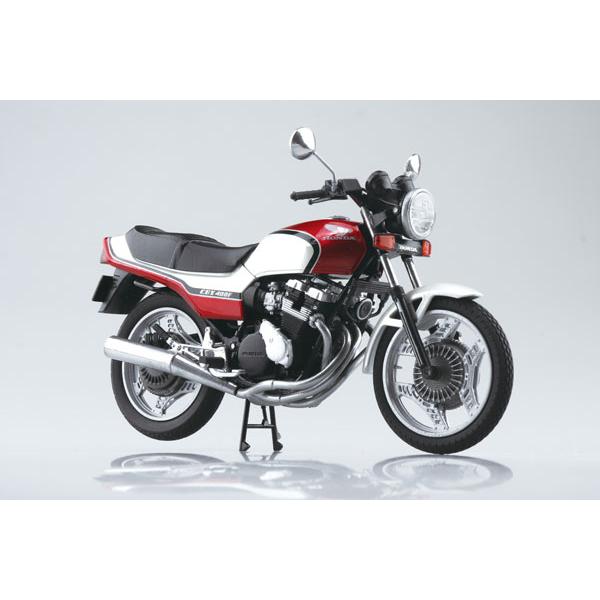 1/12 完成品バイク Honda CBX400F パール/キャンディレッド[スカイ 