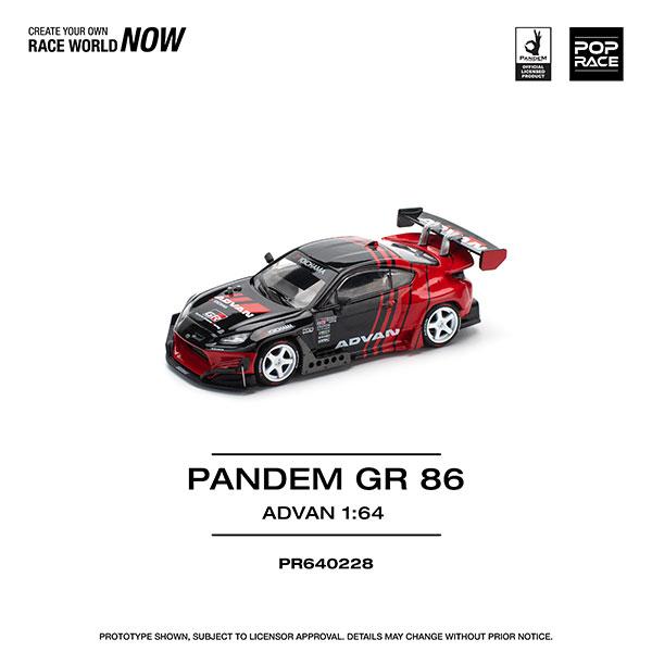 1/64 パンデム GR86 - アドバン[POP RACE]《発売済・在庫品