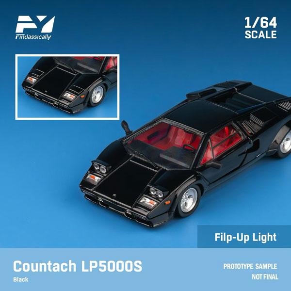 1/64 Countach LP5000S Metallic black[Finclassically]《在庫切れ