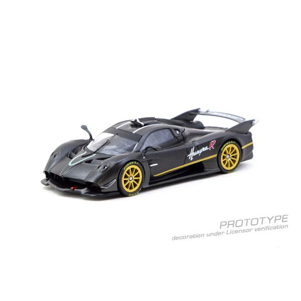1/64 Pagani Huayra R Matt Black Carbon Fiber[Tarmac Works]《在庫