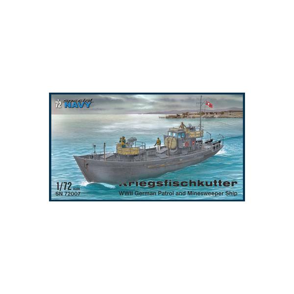 1/72 独・パトロール掃海艇武装漁船WWII プラモデル[スペシャルホビー]《在庫切れ》