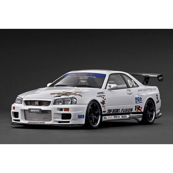 ignition model 1/18 TOP SECRET 34GT-R (BNR34) White