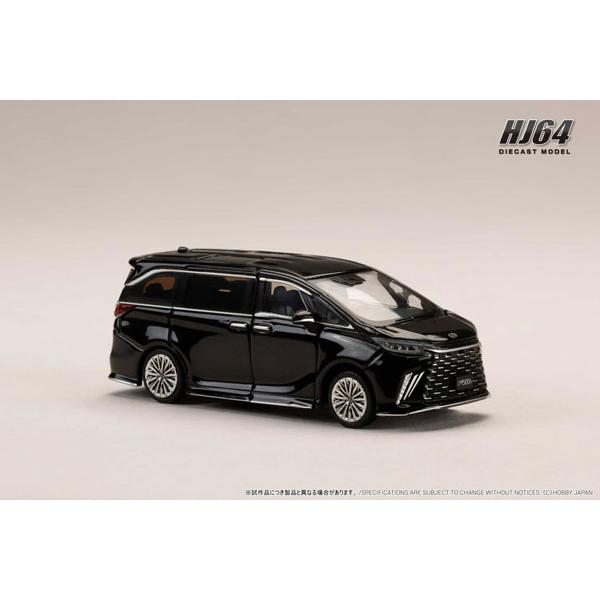 1/64 レクサス LM カスタムバージョン 6シーター 500h(RHD)/ブラックインテリア グラファイトブラック ガラスフレーク[ホビージャパン]《０５月予約》