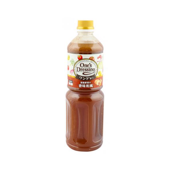 AJINOMOTO 味の素 One'sドレ 国産野菜の香味和風 1L : 業務用 AJINOMOTO 味の素 One'sドレ 国産野菜の香味和風 1L : 業務用