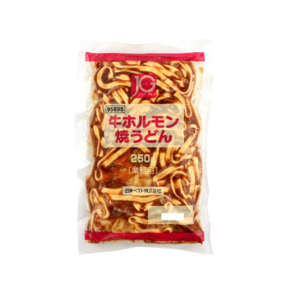 【冷凍】岡山県津山市、兵庫県佐用町のご当地麺です。牛ホルモン(小腸・スジ)を具材に、辛口の焼肉のタレで味付けした焼うどんです。1食=250gのワンポーション商品です。※在庫以上の数量をご希望の場合は、お手数ですがご注文前に弊社までお電話にて...