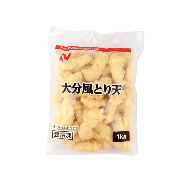 【冷凍】若鶏のささみを、てんぷら衣でふんわりと包んだとり天です。にんにくが効いたメーカーオリジナルのたれに漬け込み、しっかりと味付けしているので、そのままでも美味しく召し上がれます。※鶏肉が赤みをおびていることがありますが、中心まで加熱して...