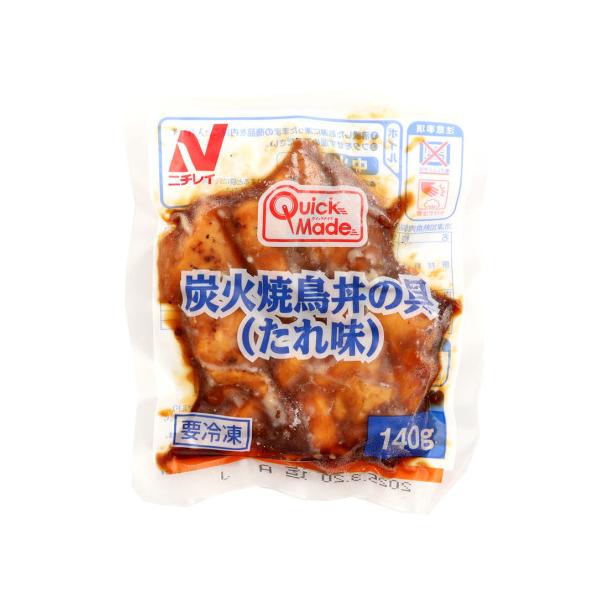 ニチレイ　QM炭火焼鳥丼の具(たれ味)　140g