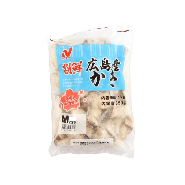 ニチレイ　割鮮広島産かき(M)　1kg(NET850g)