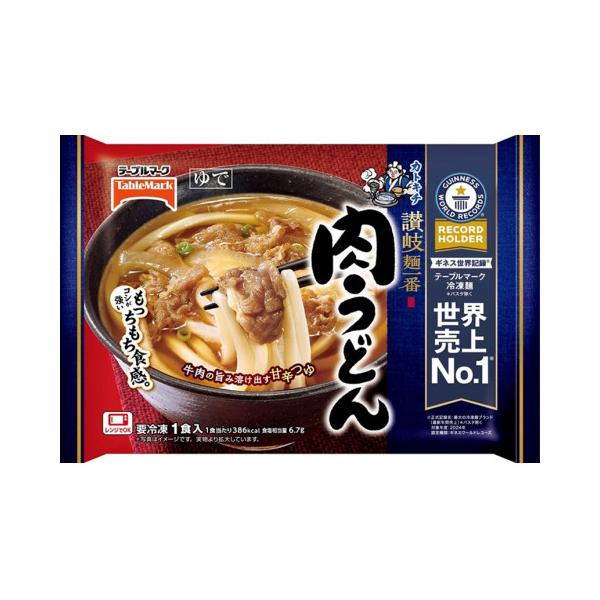 【冷凍】甘辛く味付けしたやわらかな牛肉とたまねぎ、ねぎをのせた、食べ応えのある肉うどんです。つゆは秋冬向けの温かいうどん専用つゆが再登場。具材のバランスも見直しました。※2026年3月以降、自然切替にてパッケージが変更となります。内容物に変...