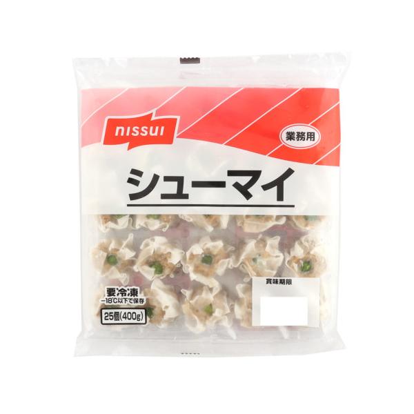 【冷凍】鶏肉と豚肉を使用したジューシーな味わいが自慢のシューマイです。グリーンピースをトッピングした、メニューに映えるおすすめ商品です。※在庫以上の数量をご希望の場合は、お手数ですがご注文前に弊社までお電話にてご連絡頂きたくお願い申し上げます。