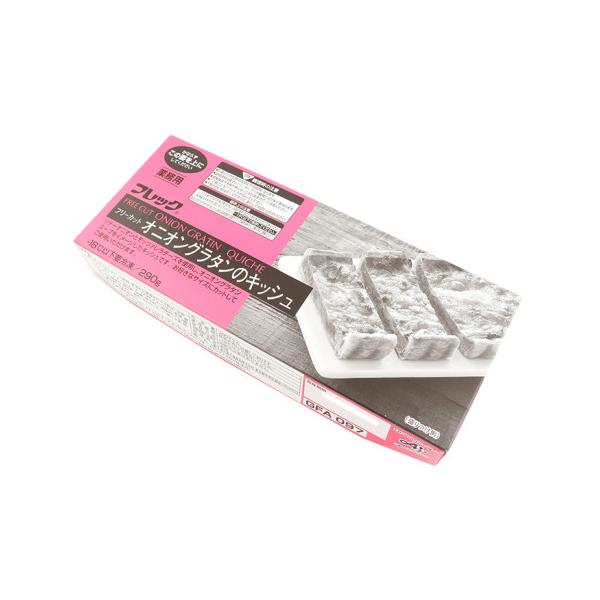 【冷凍】パイ生地に、ソテーオニオンとモッツァレラチーズとアパレイユを合わせ、オニオングラタンスープをイメージして焼き上げました。※在庫以上の数量をご希望の場合は、お手数ですがご注文前に弊社までお電話にてご連絡頂きたくお願い申し上げます。