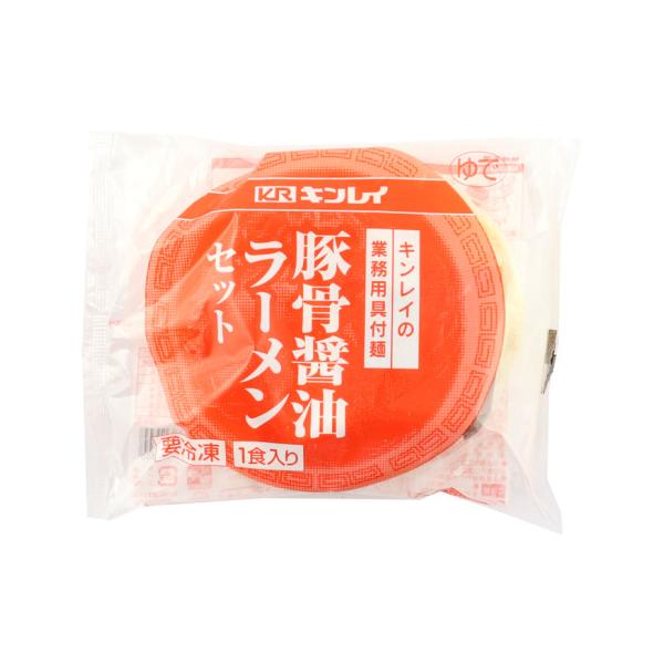 【冷凍】焼豚・ほうれん草・メンマを盛り付け、ガラスープに濃口醤油を合わせたスープはまろやかながらも力強い味わいの豚骨醤油ラーメンです。麺・具材・小袋スープがセットになった1食タイプの冷凍食品です。 水を加えて加熱するだけの簡単調理、レンジ調...