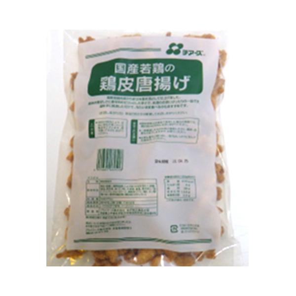 【冷凍】国産若鶏の皮から余分な脂を落として仕上げました。醤油の香ばしさと香辛料のピリッとした辛さで、お酒のお供にぴったりの一品です。温めずに解凍しただけで、冷たいまま食べるのもおすすめです。※在庫以上の数量をご希望の場合は、お手数ですがご注...