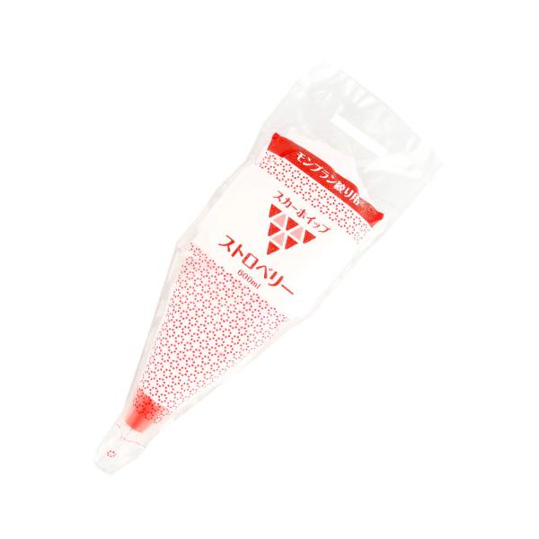 【冷凍】綺麗なピンク色がデザートを彩るストロベリーホイップクリーム。口金がモンブラン状になっており、メニューのグレードアップが出来ます。※表面に色の変化や黒点がみられることがありますが、原料由来のものですので、安心してお召し上がりください。...