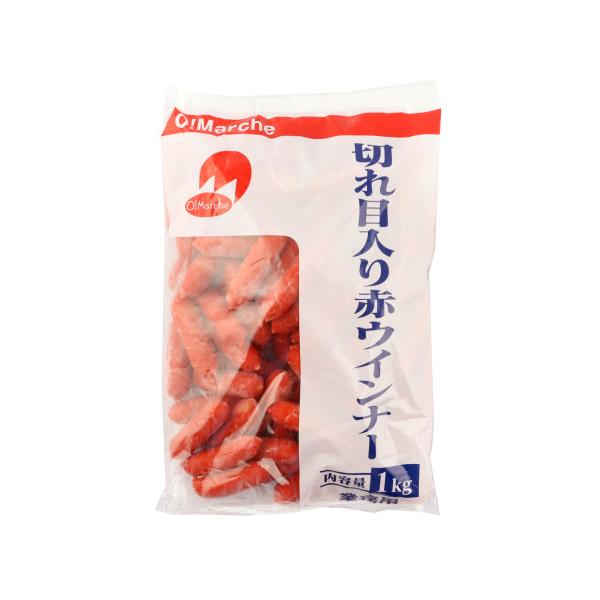 OM　切れ目入り赤ウインナー　1kg