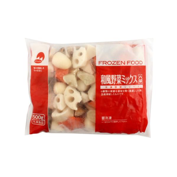 【冷凍】6種類（さといも・れんこん・ごぼう・にんじん・しいたけ・たけのこ）の新鮮な野菜を厳選し、軽くブランチングしたのち急速凍結したものです。※在庫以上の数量をご希望の場合は、お手数ですがご注文前に弊社までお電話にてご連絡頂きたくお願い申し...