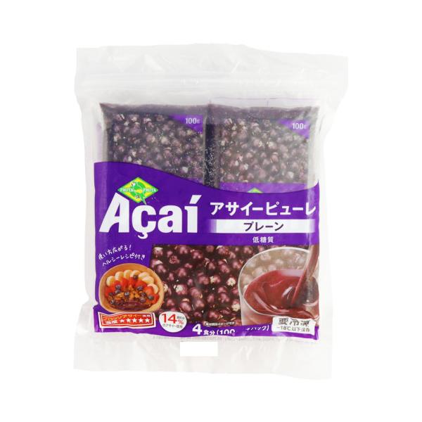 【冷凍】シンプルなアサイーピューレ。アサイー固形分：14％。アサイーはブラジルアマゾンに生育するヤシ科の植物で、果実はその栄養価からスーパーフルーツと呼ばれています。本商品は、アサイー本来の味を楽しめるプレーンタイプの、高濃度アサイーピュー...