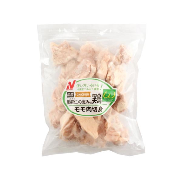 【冷凍】国産亜麻仁の恵み鶏ももをご使用しやすいように切身にし、IQF凍した商品です。炒め物からお鍋など幅広くご使用頂ける商品となっております。1切れ：約25g〜35g※在庫以上の数量をご希望の場合は、お手数ですがご注文前に弊社までお電話にて...