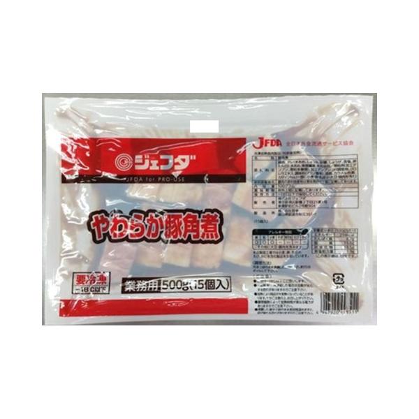 【冷凍】豚バラ肉原料を下処理し、柔らかい豚角煮に仕上げました。甘辛いタレが特徴です。※在庫以上の数量をご希望の場合は、お手数ですがご注文前に弊社までお電話にてご連絡頂きたくお願い申し上げます。