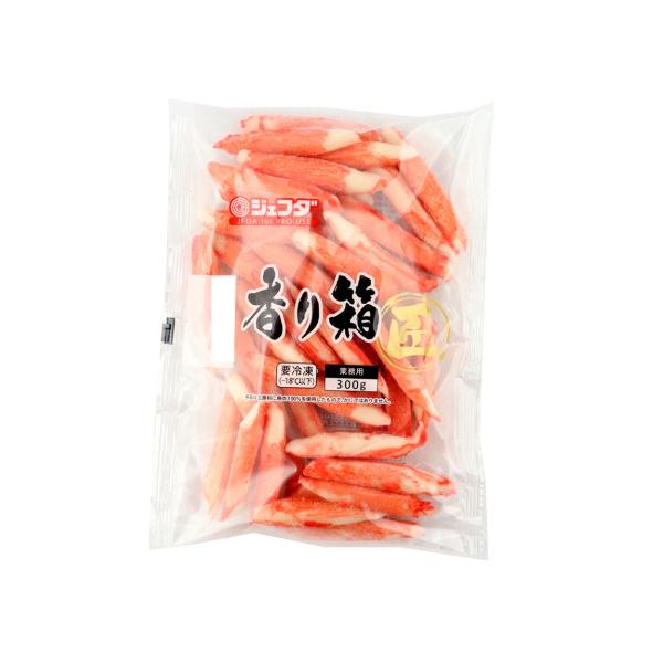【冷凍】極細繊維で、形状、食感、味、色合い、ジューシー感などズワイ蟹の抜き身のおいしさを再現したかに風味かまぼこです。●本品は主原料に魚肉100%を使用したもので、かにではありません。●本品にみられる黒い生地は魚の皮で、異物ではございません...
