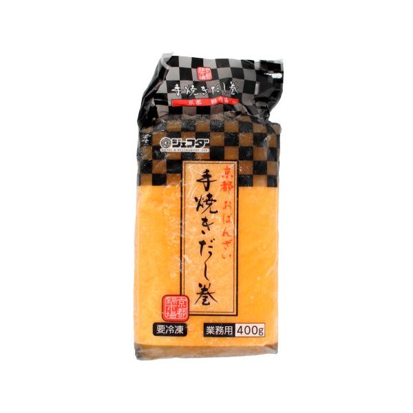 【冷凍】京都錦市場で100年受け継がれた伝統の味。毎日職人がひとつひとつこだわりを持って丁寧に焼き上げています。一般的なだし巻きと比べ、一回り大きく、出汁が多く含まれています。口にいれた瞬間に出汁が口の中に広がり、よりおいしく感じられます。...