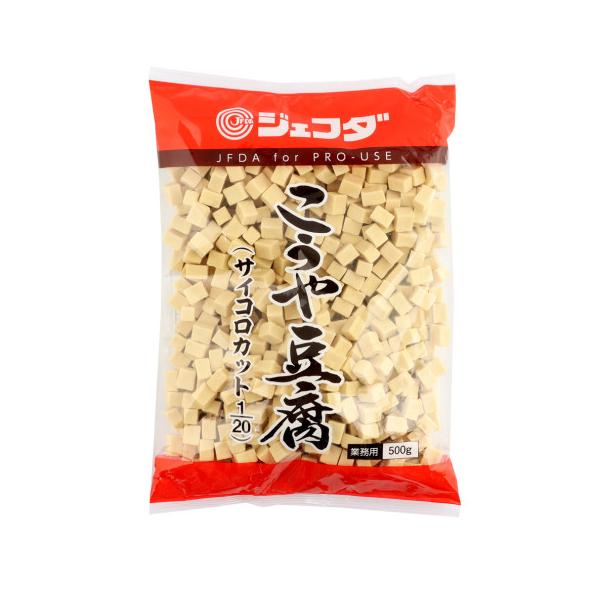 ジェフダ　こうや豆腐サイコロカット1/20　500g