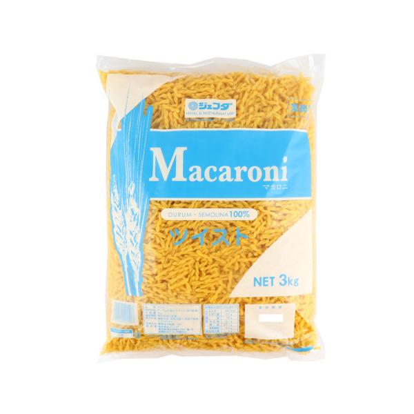 ジェフダ（JFDA） ツイストマカロニ 3kg : 業務用食品アミカYahoo!店