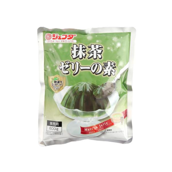 【常温】熱湯に溶かしてさますだけで、おいしいゼリーができあがります。冷蔵庫を使わなくても常温で固まります。香り豊かな抹茶を使用した抹茶ゼリーの素です。抹茶ゼリーの素1袋(600g)で、60mlカップ約55個分のゼリーが出来上ります。※在庫以...