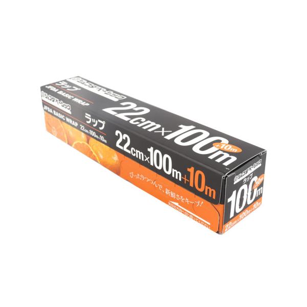 【常温】22幅のミニタイプ。100m+10m巻きの増量タイプで、たっぷり使えます。小さめサイズでお茶碗や小さめのお皿に重宝します。電子レンジからフリージングにも使用できます。自然な光沢をもち、フィルムがくもりません。耐熱温度：130度　耐冷...