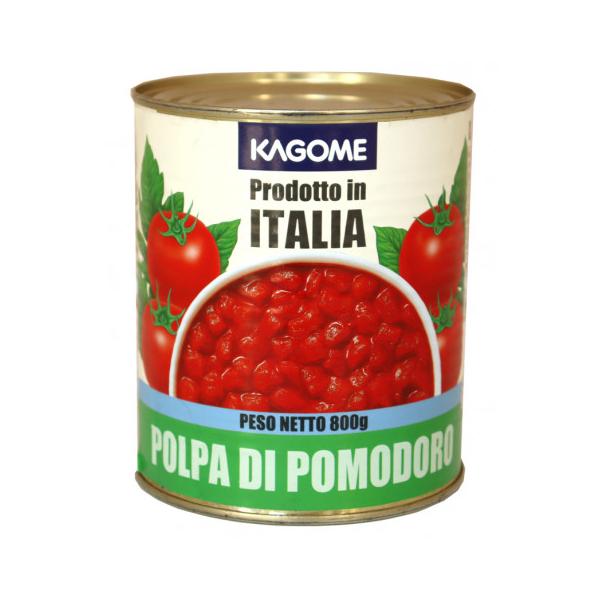 【常温】イタリア南部の完熟トマトの中から、果肉が厚くしっかりとした、コクのあるトマトを選りすぐり、ダイス状にしました。カットする手間が省け、素早くトマトを仕込むことができます。どんな素材とも相性がよく、トマトの果肉を残したい料理に最適です。...