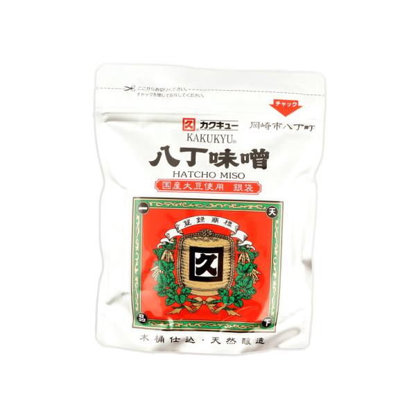 【常温】国産大豆のみを使用した「八丁味噌」です。大きな木桶に仕込み、川石を職人の手で円錐状に積み上げて重石とし、二夏二冬(2年以上)熟成させた豆みそです。濃厚な旨味と少々の酸味、渋味のあるコクが特徴です。※白いカビ状の酵母が発生することがあ...
