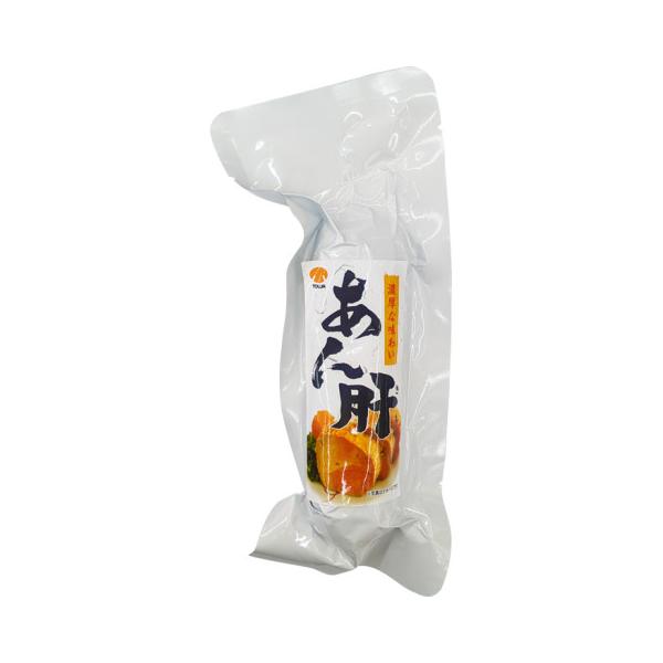 【常温】高級珍味であるあん肝を丁寧に下処理し、臭みを取り除き口当たりまろやかに仕上げました。濃厚な旨味が凝縮された逸品です。そのままスライスするのみで使用出来、突き出し、寿司種等で御利用いただけます。棒状に成型されておりますので、お好みの大...